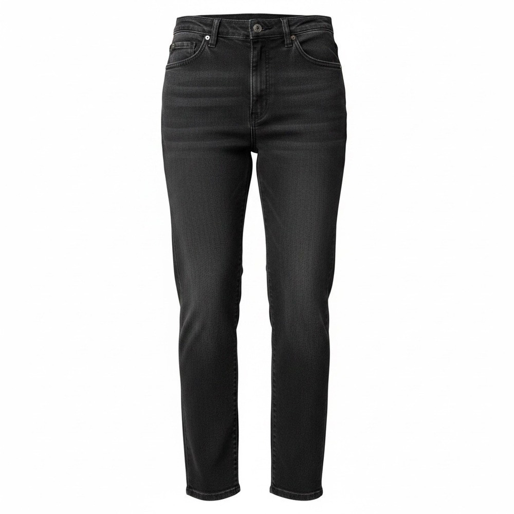 Just My Size Straight Leg Jeans Women Sz 18W/33 (Measured 30x28) Black Stretch